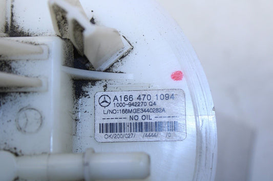 2012-2015 Mercedes-Benz ML350 3.5L Fuel Pump Assembly 166-470-10-94 OEM - Alshned Auto Parts