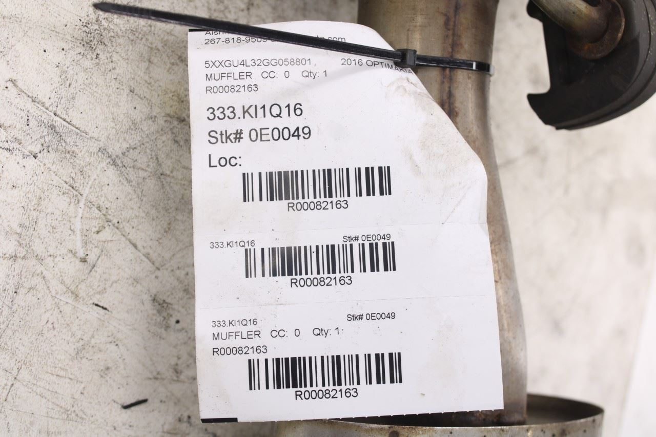 2016-2018 Kia Optima EX 2.4L Rear Exhaust System Muffler 28710-D5000 OEM11