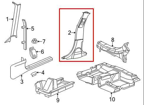 11-23 Dodge Charger GT AWD Right Passenger Side Center B-Pillar Trim Panel Cover - Alshned Auto Parts