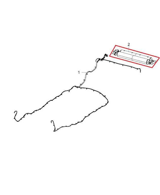 13-18 RAM 1500 Laramie 5.7L 4x4 Front Air Ride Suspension Reservoir 04877129AC - Alshned Auto Parts