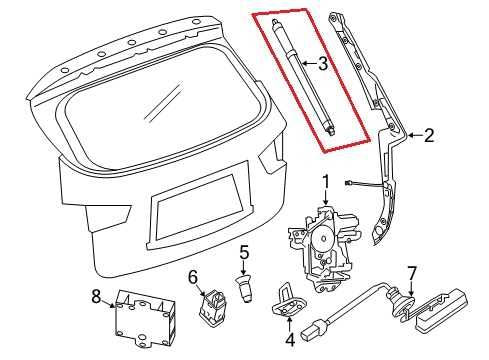 16-20 Infiniti QX60 Pure Rear RH and LH Liftgate Cylinder Strut Set 90560-9NJ0A - Alshned Auto Parts