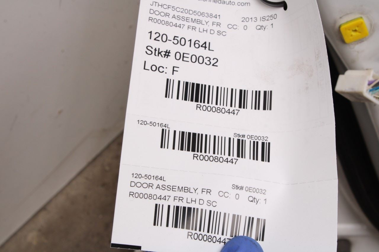 2006-2013 Lexus IS250 Front Left Driver Side Door Shell Panel 67002-53060 *ReaD* - Alshned Auto Parts