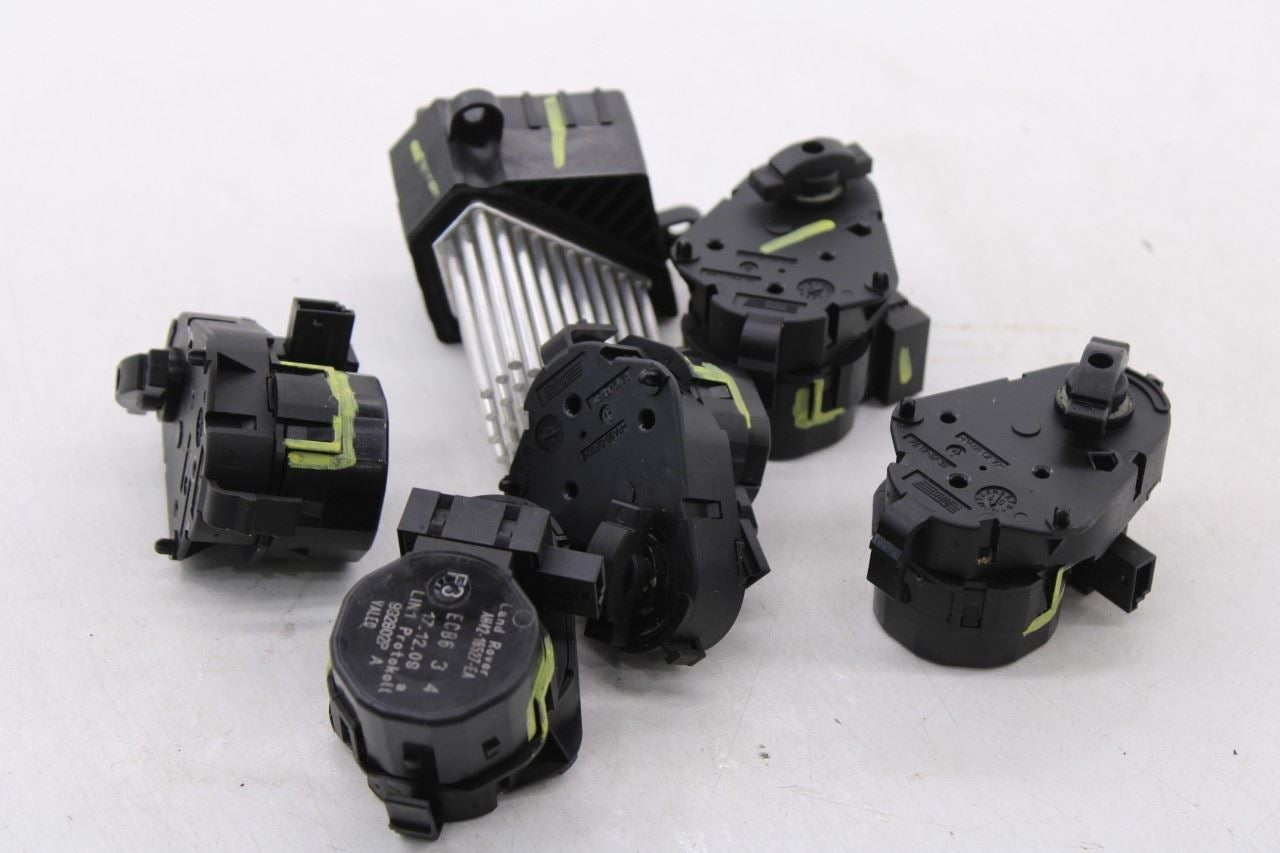 10-12 Land Rover Range Rover HSE HVAC Blend Door Actuator Set w/ Blower Resistor23