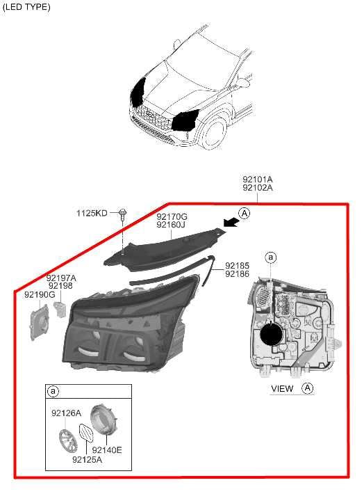 2021-23 Hyundai Santa Fe SEL 2.5L AWD Front Right Side LED Headlight Lamp *ReaD* - Alshned Auto Parts