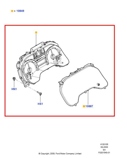 2011-2013 Ford E350 SD 5.4L Speedometer Gauge Instrument Cluster Unknown Mileage - Alshned Auto Parts