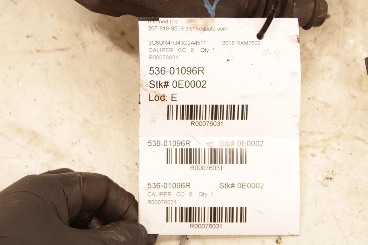 2011-2018 RAM 2500 Tradesman Front Right Side Disc Brake Caliper 68049150AC OEM - Alshned Auto Parts