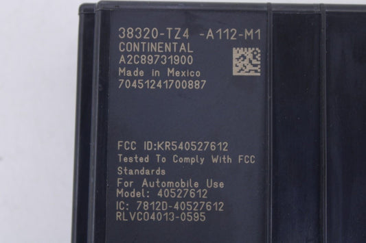 15-2017 Acura TLX V6 Tech Smart Power Computer Control Module 38320-TZ4-A112-M1 - Alshned Auto Parts