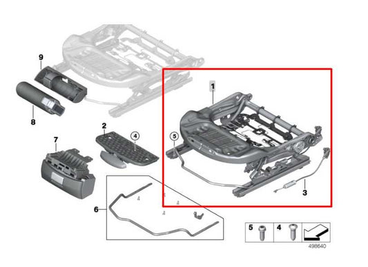 2014-2022 Mini Hardtop Cooper 1.5L FWD Front Passenger Right Side Seat Complete - Alshned Auto Parts