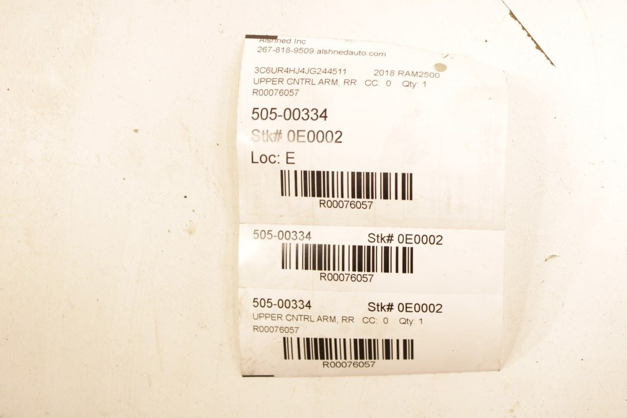 14-18 Ram 2500 Tradesman Crew Cab 2WD Rear Suspension Left Side Control Arm Set - Alshned Auto Parts