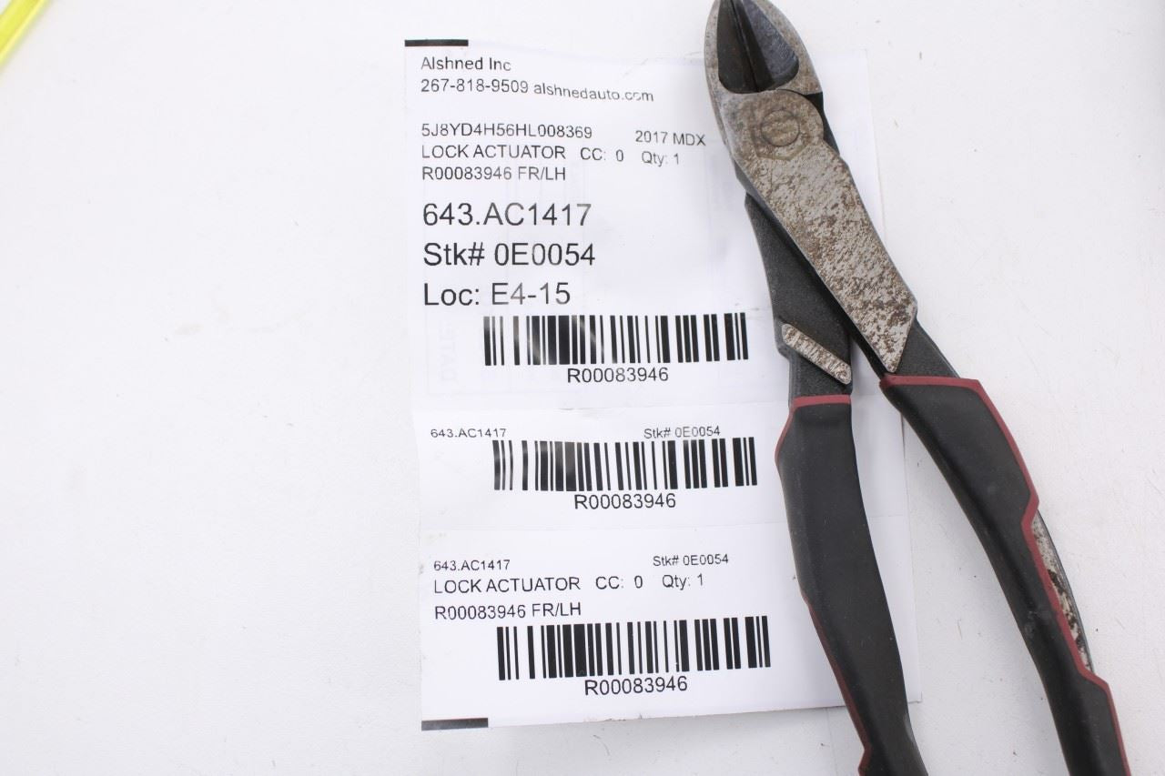 13-20 Acura MDX w/Technology Pkg Front Left Driver Side Door Lock Latch Actuator14