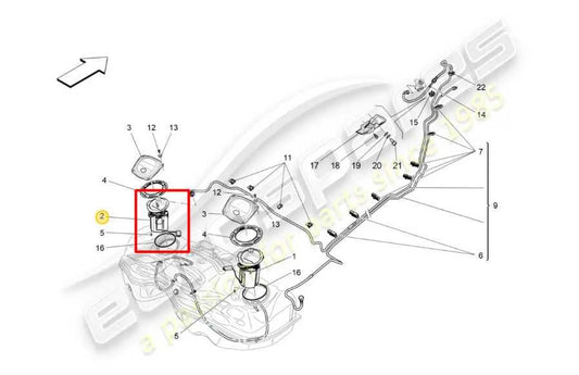14-21 Maserati Ghibli S Q4 3.0L Fuel Gas Tank Level Gauge Pump Left Driver Side - Alshned Auto Parts