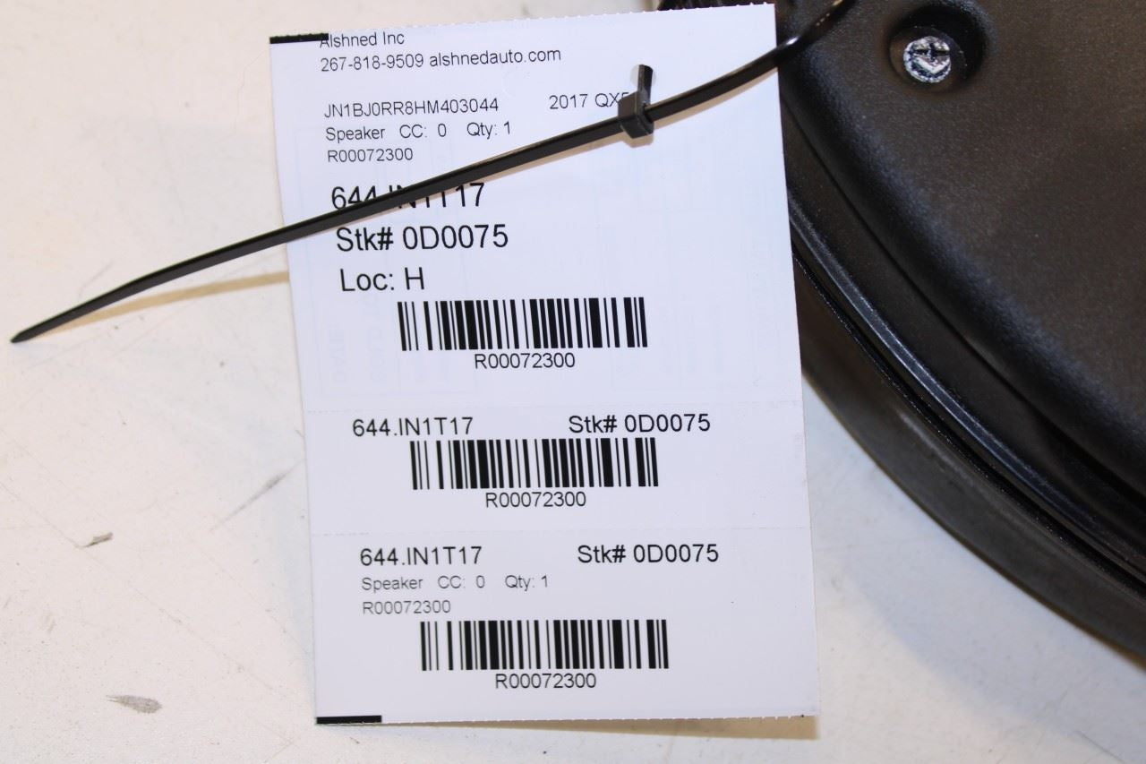 2014-2017 Infiniti QX50 Subwoofer Bose Sub Woofer Speaker Box 281704BA0A OEM - Alshned Auto Parts