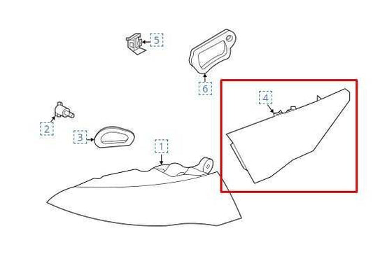 18-2020 Jaguar XE R-Dynamic S Rear Right Passenger Side Tail Light Lamp T4N25432 - Alshned Auto Parts