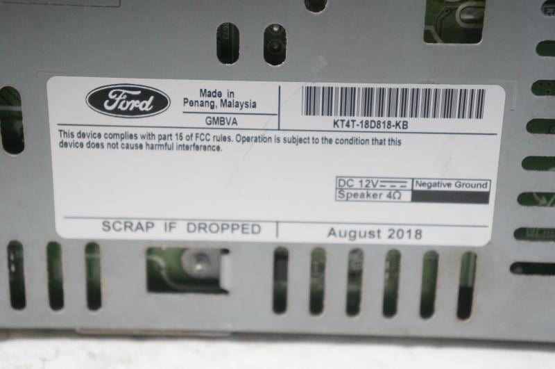 2019 Ford Edge Audio Satellite Radio Receiver KT4T-18D818-KB OEM - Alshned Auto Parts