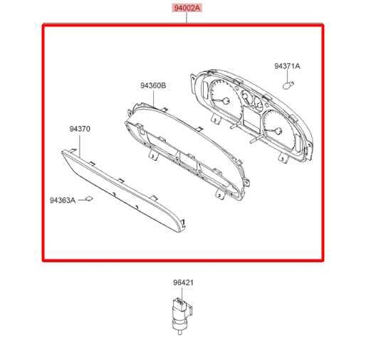 01-05 Hyundai Sonata Speedometer Gauge Instrument Cluster 147K Mile 94001-3D471 - Alshned Auto Parts