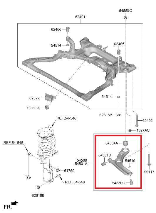 2021-2026 Hyundai Elantra SE FWD Front Right Lower Control Arm 54501-AA100 OEM - Alshned Auto Parts