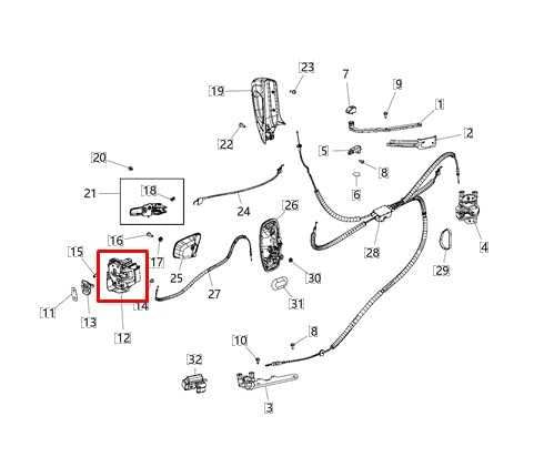 2015-2022 RAM Promaster City Rear LH Sliding Door Lock Latch Actuator 68261905AA - Alshned Auto Parts