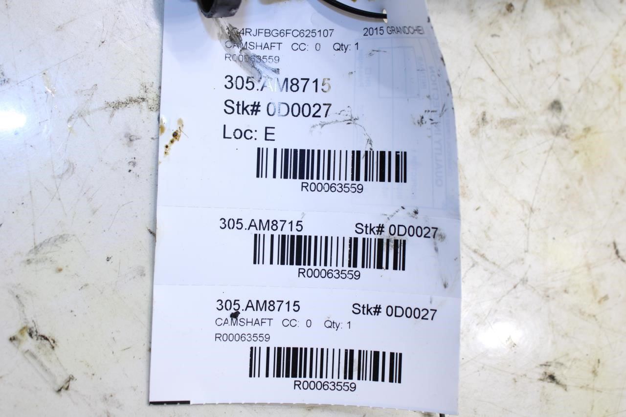 2011-2015 Jeep Grand Cherokee Limited 3.6L Left Side Engine Exhaust Camshaft - Alshned Auto Parts