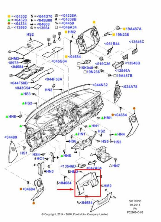 2011-2016 Ford F250 Lariat Crew Cab Dash Speedometer Cluster Bezel Trim *ReaD* - Alshned Auto Parts