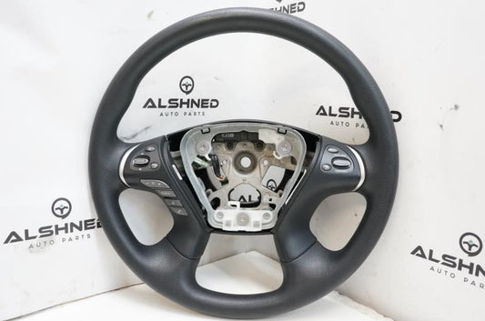 16-20 Nissan Pathfinder 3.5L Steering Wheel Leather w Control Buttons 484309PJ2A - Alshned Auto Parts