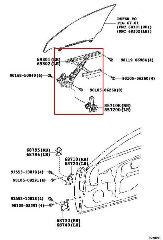 2006-2013 Lexus IS250 Front Right Passenger Side Door Window Regulator w/ Motor - Alshned Auto Parts