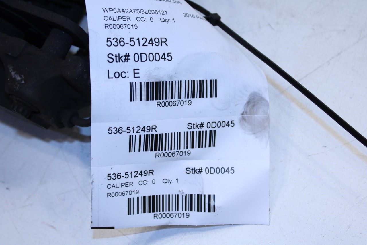2011-2016 Porsche Panamera 4 Rear Right Side Brake Disc Caliper 971-615-424-R - Alshned Auto Parts