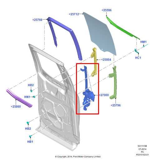 15-20 Ford F150 Super Cab Rear Right Door Window Regulator w/ Motor FL3Z1827000C - Alshned Auto Parts