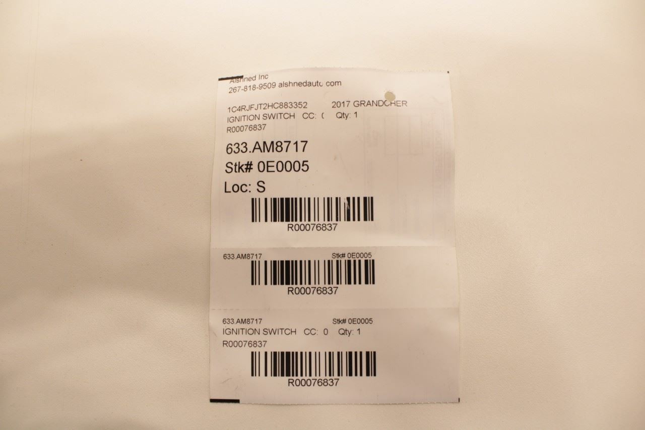 2014-22 Jeep Grand Cherokee Summit 5.7L Engine Start Stop Ignition Switch Button - Alshned Auto Parts