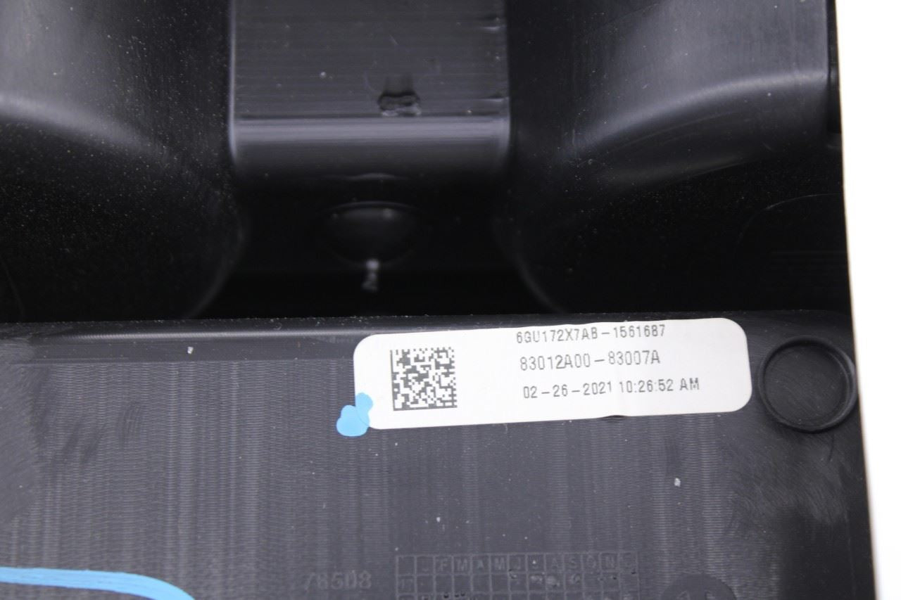2019-2023 RAM 1500 Big Horn Rear Center Console Back Panel Cover Trim 6GU172X7AB23