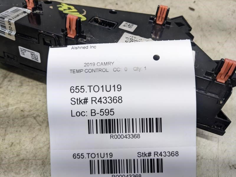 2018-2022 Toyota Camry AC Heater Temperature Climate Control 55900-06480 OEM - Alshned Auto Parts