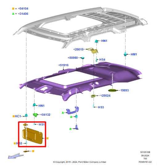 20-25 Ford Explorer Front LH Sun Visor w/ Illuminated Mirror LB5Z-7804105-DE OEM - Alshned Auto Parts