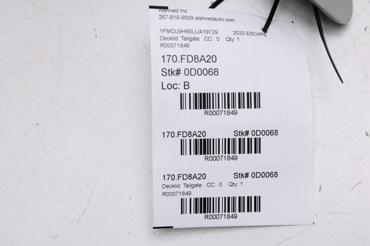 20-25 Ford Escape SEL AWD Rear Liftgate Trunk Release Handle LJ6B-S425A22-AA OEM - Alshned Auto Parts