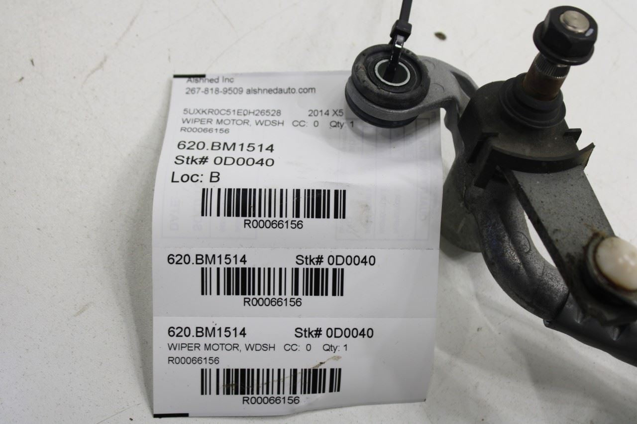 2014-2018 BMW X5 xDrive35i Front Windshield Wiper Transmission Linkage w/ Motor - Alshned Auto Parts