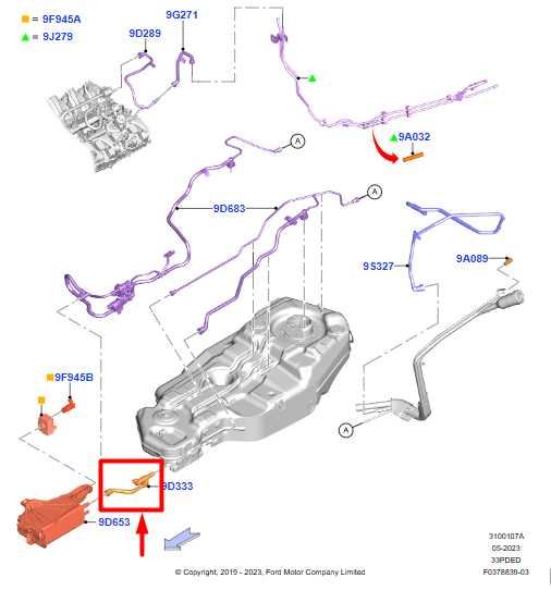 20-25 Ford Explorer 3.3L Fuel Emission Check Valve Purge Solenoid L1MZ-9D333-A - Alshned Auto Parts