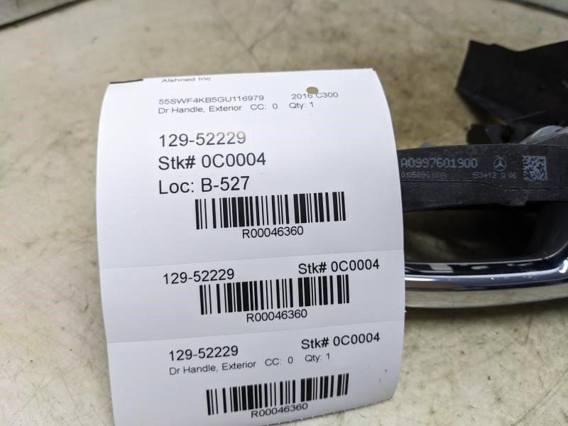 2015-2018 Mercedes-Benz C300 FR LH Side Exterior Door Handle 099-760-19-00 OEM - Alshned Auto Parts