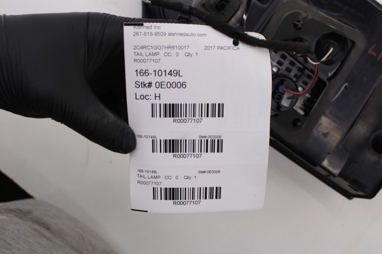 2017-2020 Chrysler Pacifica Limited Rear Left Driver Side Inner Tail Light Lamp - Alshned Auto Parts