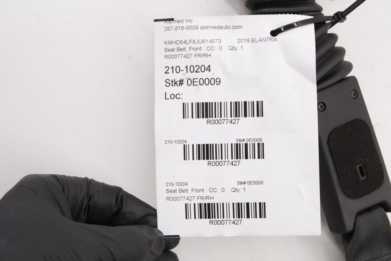 2016-20 Hyundai Elantra Value Edition 2.0L Front Right Side Seat Belt Retractor - Alshned Auto Parts