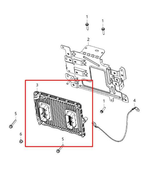 2020-2023 Jeep Wrangler Unlimited JL 3.6L Engine Computer Control Module ECU ECM - Alshned Auto Parts