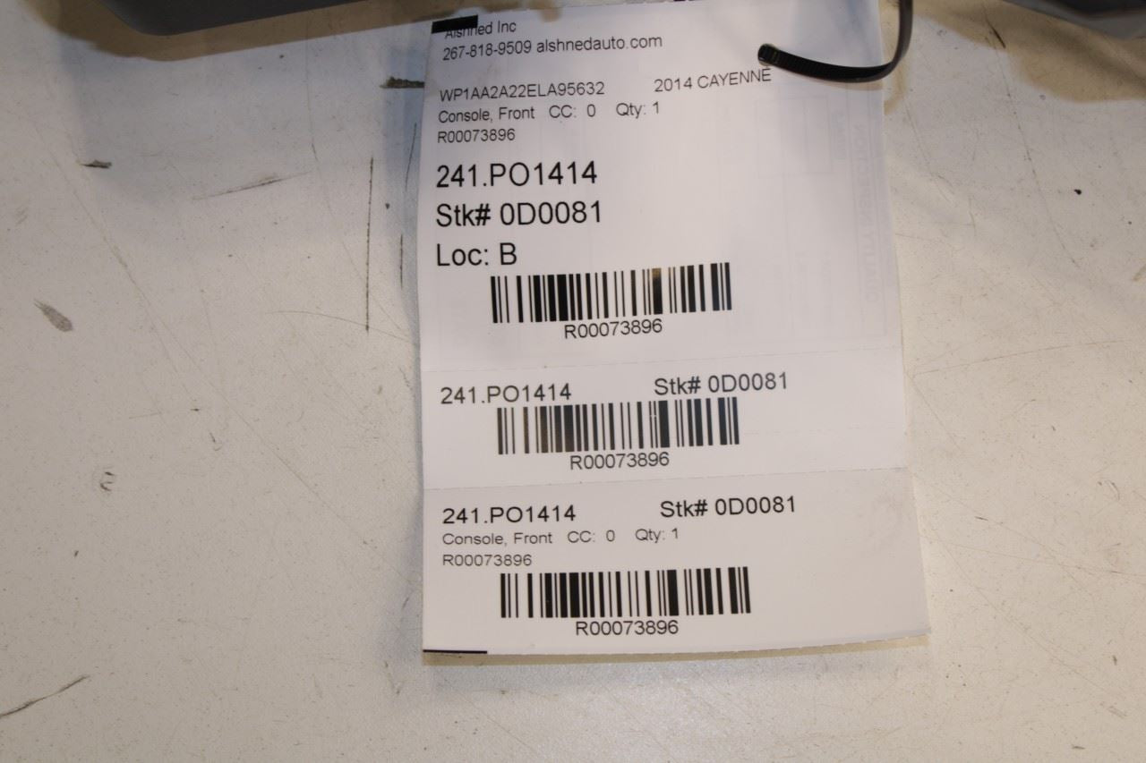 13-14 Porsche Cayenne Platinum AWD Console AC Heater Temperature Climate Control - Alshned Auto Parts