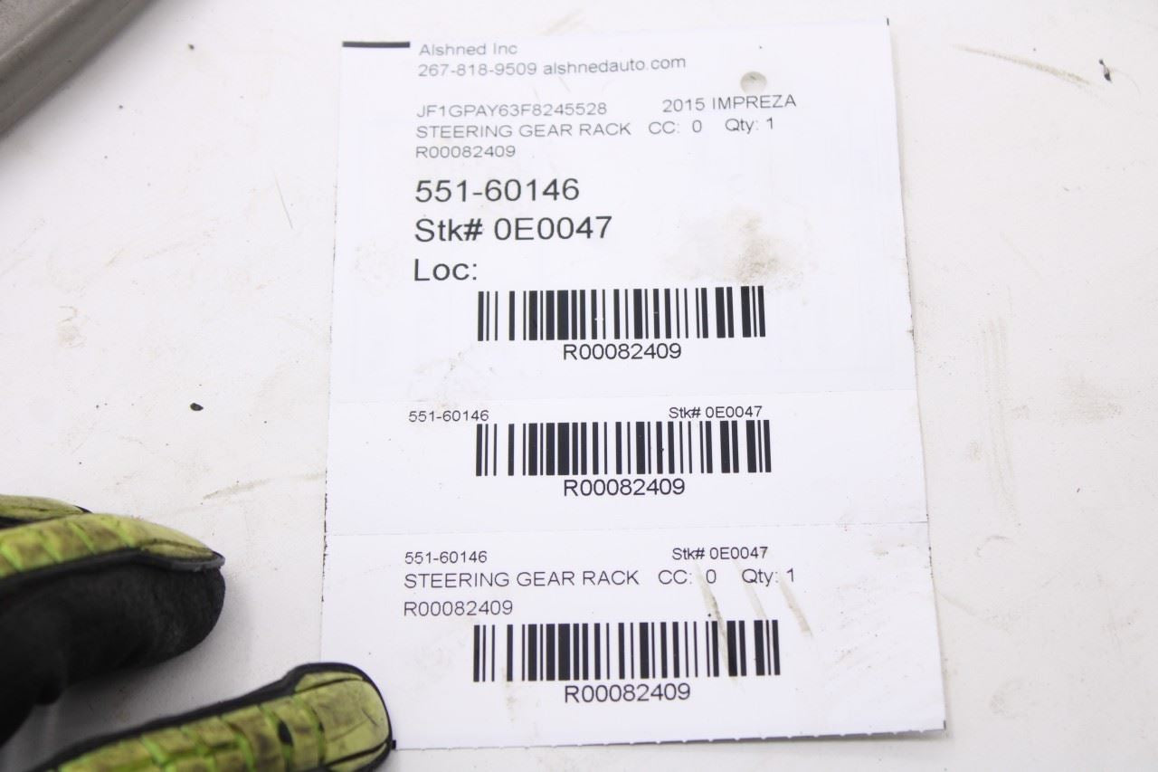 2015-2016 Subaru Impreza Power Steering Gear Rack and Pinion 34110FJ230 OEM19