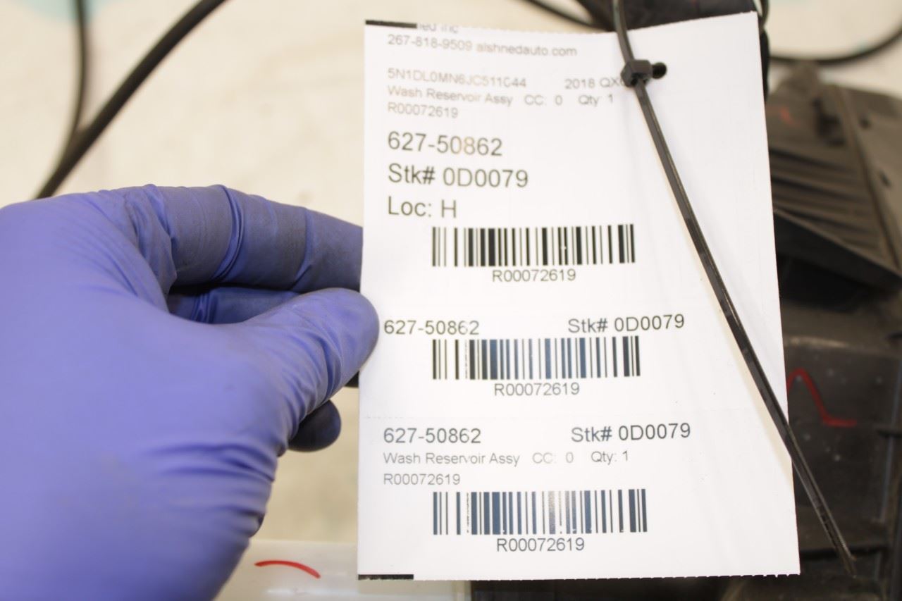 2014-2019 Infiniti QX60 3.5L Windshield Washer Reservoir Bottle 28910-3JM0B OEM - Alshned Auto Parts