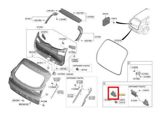 15-21 Hyundai Tucson Rear Liftgate Back Door Lock Latch Actuator 81230-D3000 OEM - Alshned Auto Parts