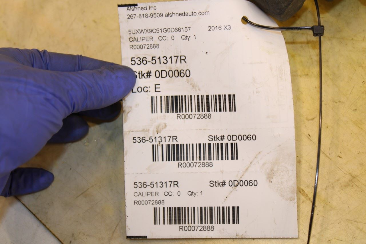 2011-2017 BMW X3 xDrive28i 2.0L Front Right Side Brake Disc Caliper 34106790922 - Alshned Auto Parts