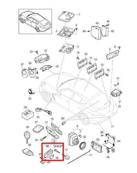 2010-16 Porsche Panamera 4 Smart Key Keyless Remote Entry Fob Transmitter w/ Key - Alshned Auto Parts