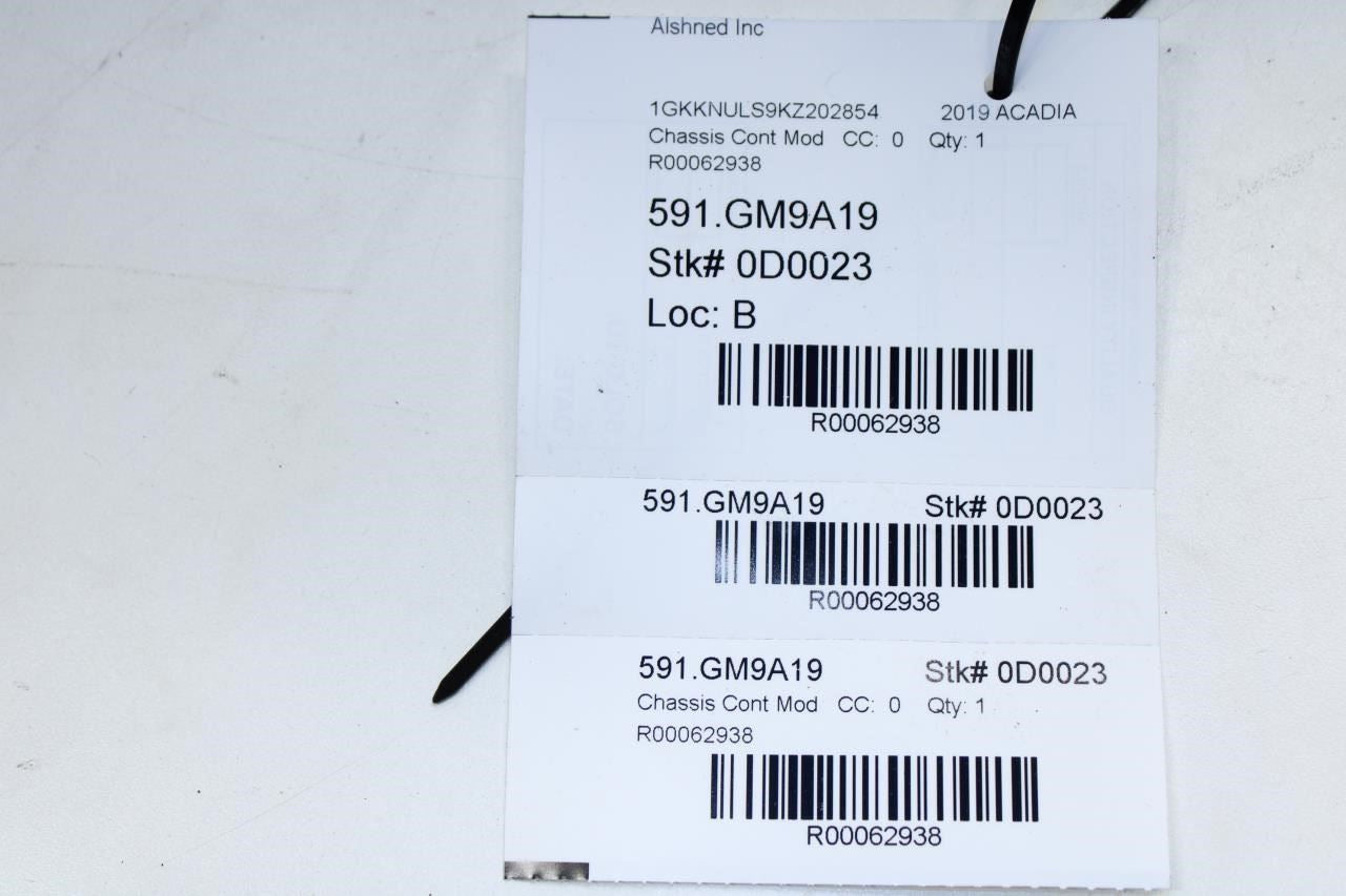 2017-20 GMC Acadia SLT-1 Rear Left Side Blind Spot Detection Radar Sensor Module - Alshned Auto Parts