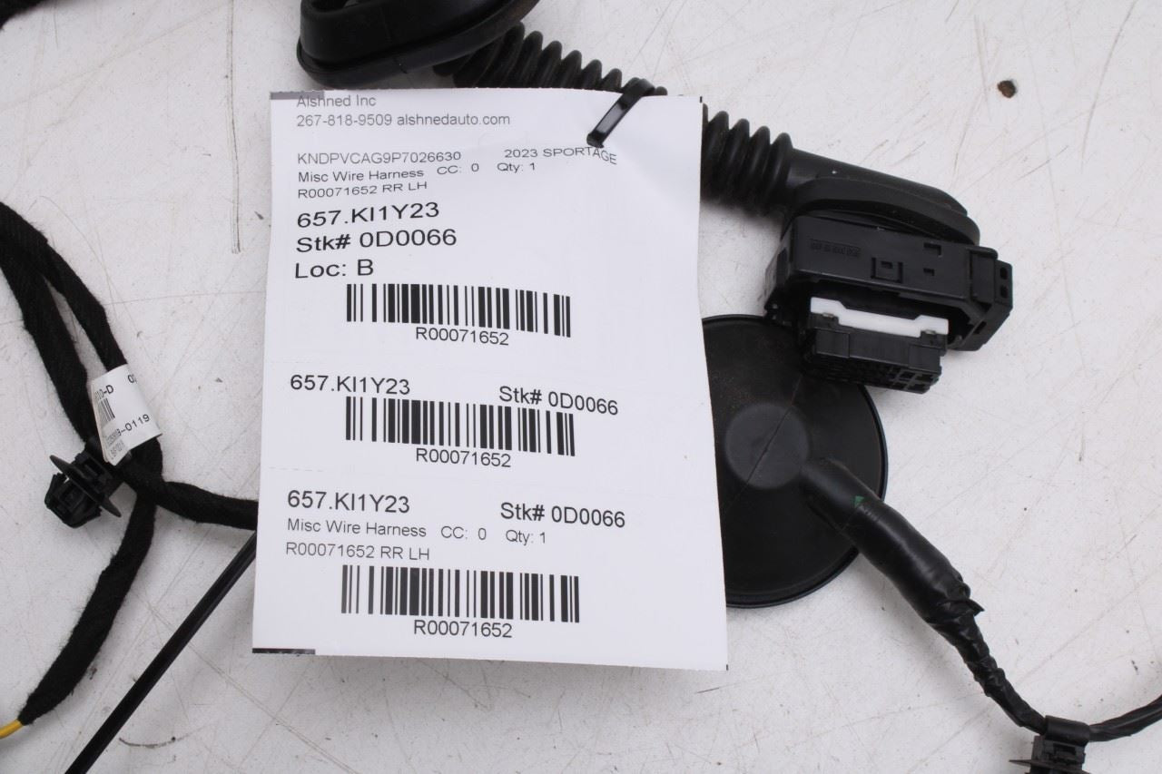 2023-2025 Kia Sportage Hybrid EX Rear Left Door Wire Harness 91620-P1010 OEM - Alshned Auto Parts
