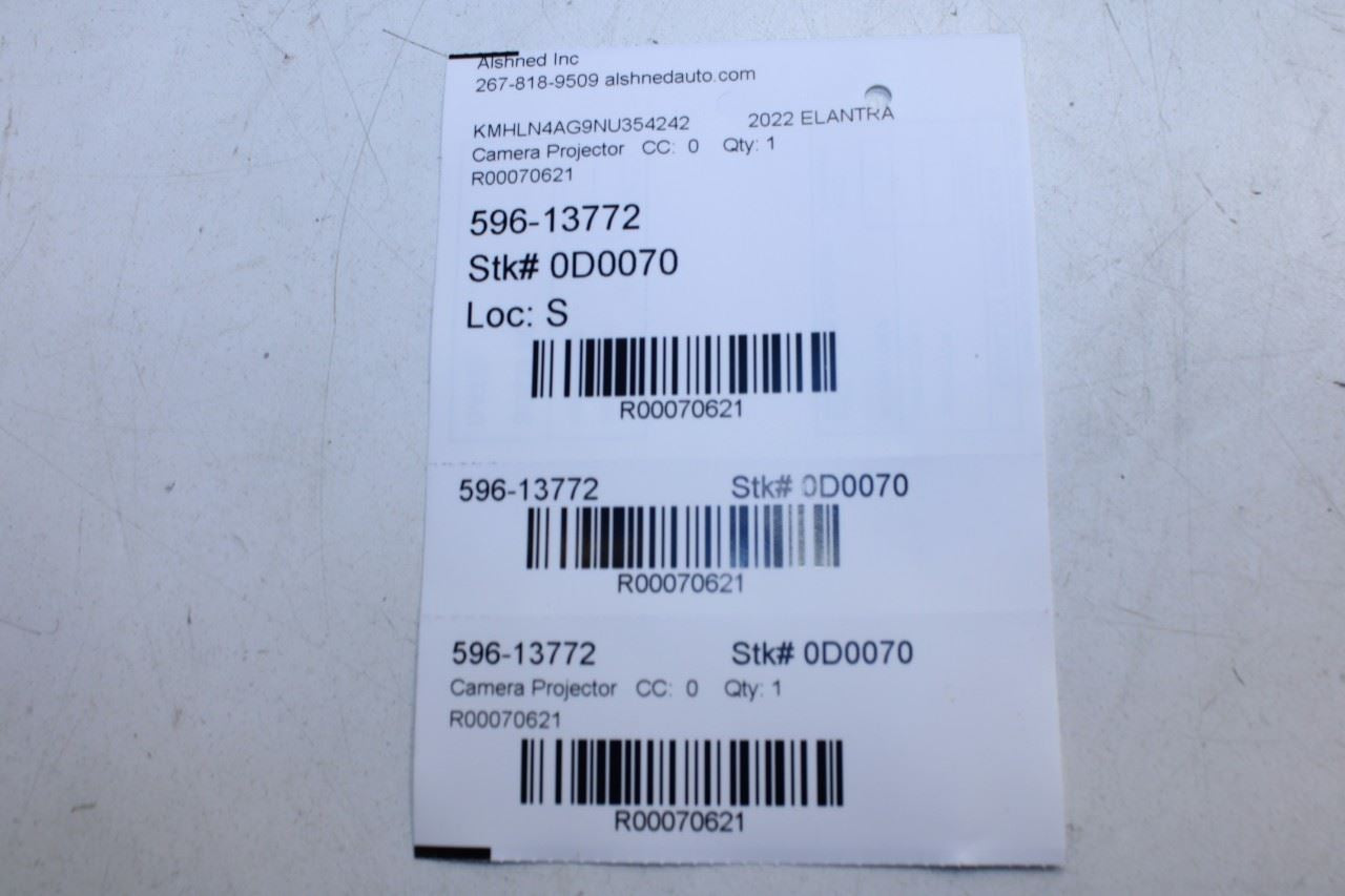 2021-2023 Hyundai Elantra SEL FR Windshield Lane Keep Assist Camera 99210-AA000 - Alshned Auto Parts