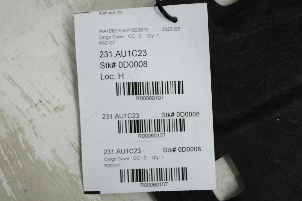 19-23 Audi Q3 S Line Rear Trunk Floor Carpet Mat Liner Cover Trim 83A-863-717 - Alshned Auto Parts