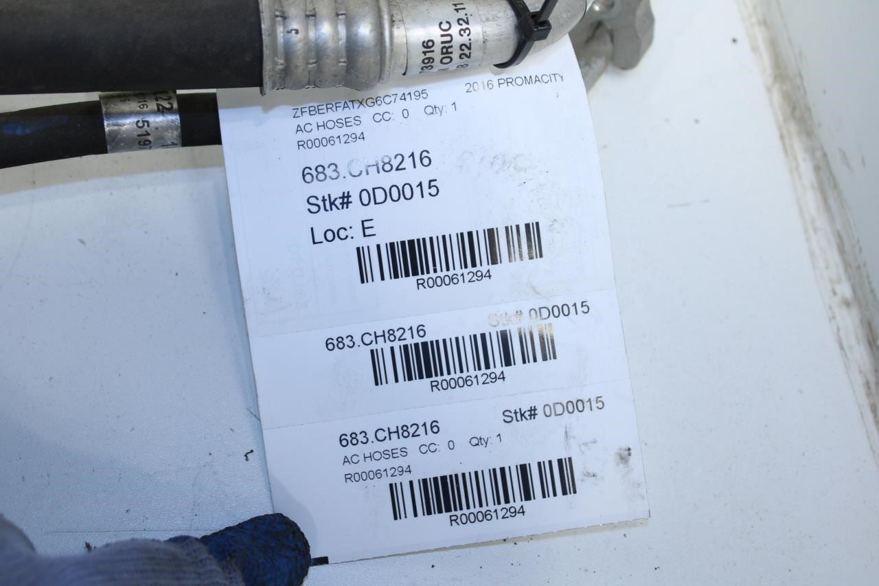 15-18 Ram ProMaster City 2.4L A/C Refrigerant Suction & Liquid Hose 51973916 - Alshned Auto Parts