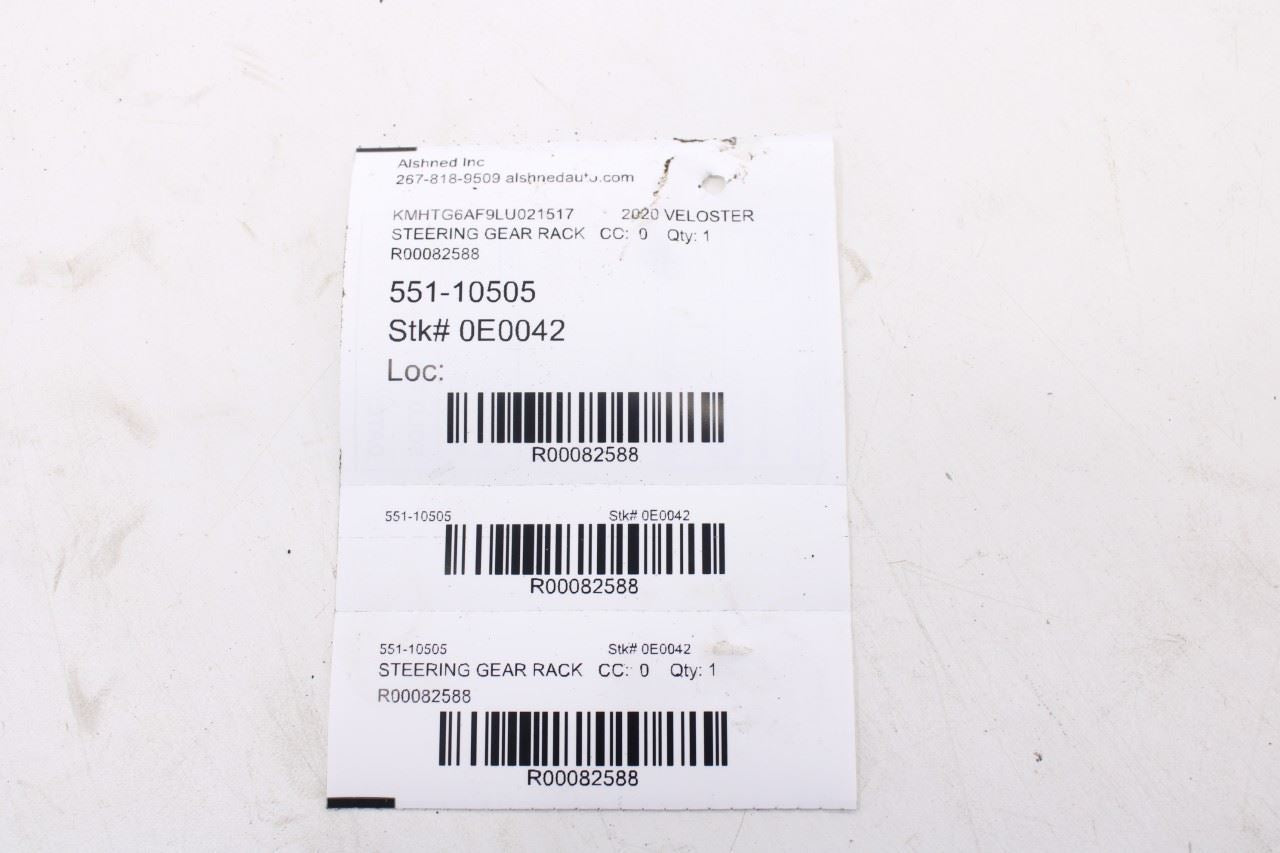 2019-2021 Hyundai Veloster Power Steering Gear Rack and Pinion 56500-J3000 OEM15
